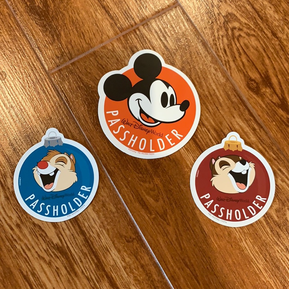 Disney PASSHOLDER exclusive chip & Dale magnets